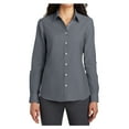 thumbnail image 1 of Womens SuperPro Oxford Cotton/Polyester Shirt Black 3X-Large, 1 of 6
