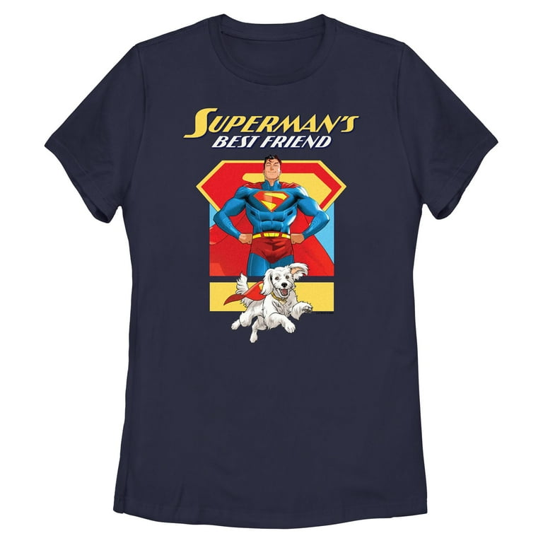 Womens Superman Best Friends T Shirt
