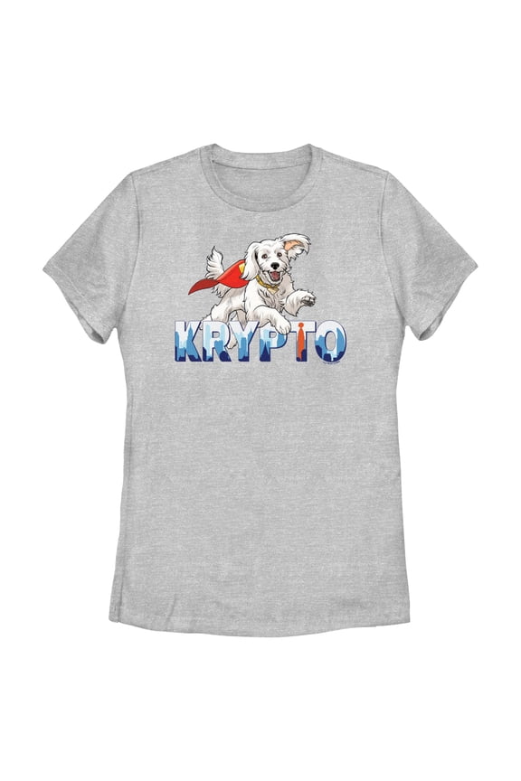 Womens Superman Cartoon Krypto T Shirt