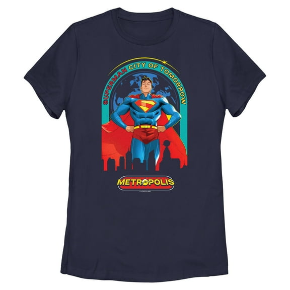 Womens Superman City of Tomorrow T Shirt