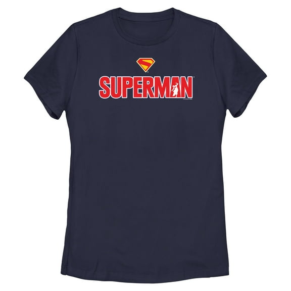 Womens Superman Classic Emblem T Shirt