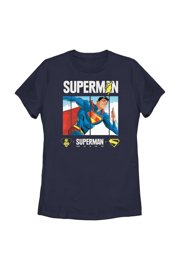 Womens Superman Fast Hero T Shirt
