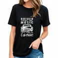 thumbnail image 1 of Womens Supernatural Driver Picks Music Vintage Retro T-Shirt Black 2XL, 1 of 5