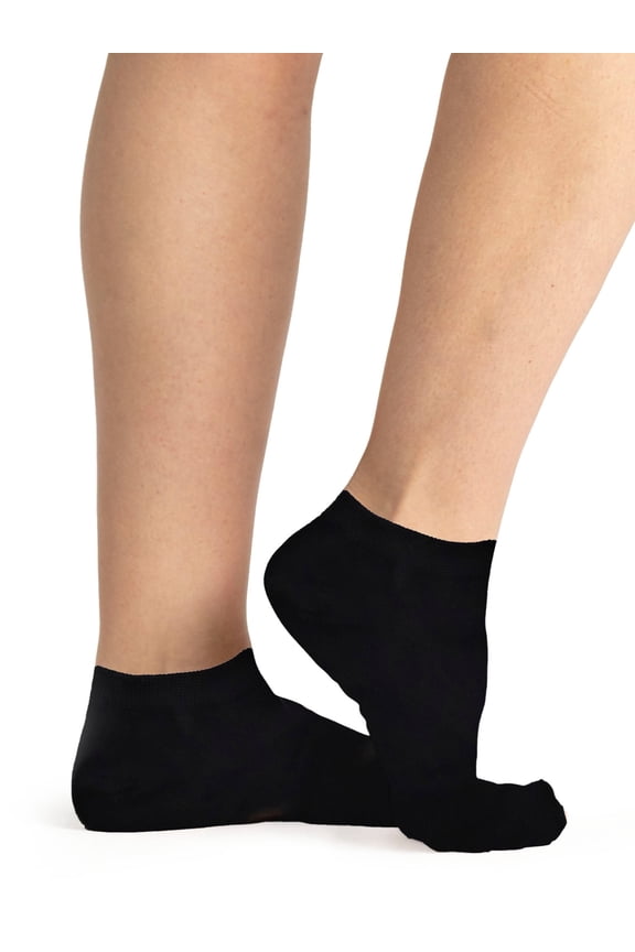 On The Go Womens Supersoft Socks Black 2 Pair