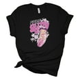 thumbnail image 1 of Womens Surf Betty Betty Boop Short Sleeve T-shirt Graphic Tee Graphic Tee-Black-large, 1 of 4