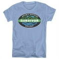 thumbnail image 1 of Womens Survivor & Borneo-Short Sleeve Tee, Carolina Blue - Large, 1 of 1