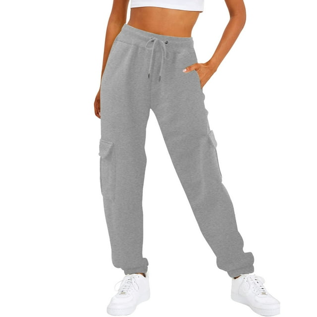 Coolmee Women's Lace Patchwork Straight Leg Sweatpant Drawstring Workout Sweat Pants Pocket Casual Pant Gray XL Coolmee Women's Lace Patchwork Straight Leg Sweatpant Drawstring Workout Sweat Pants Pocket Casual Pant Gray XL