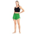 thumbnail image 1 of Womens Sweat Shorts Elastic Comfy Cotton Shorts Casual Athletic Shorts High Waist Lounge Dolphin Shorts Breathable Workout Dance Short For Women, S-4XL, 1 of 6
