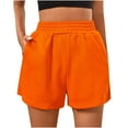thumbnail image 1 of Womens Sweat Shorts Summer Casual High Waisted Athletic Shorts Comfy Lounge Gym Shorts Running Shorts with Pockets, 1 of 7