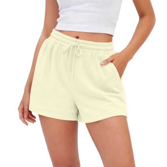 Womens Sweat Shorts Summer Casual Loose Athletic Workout Drawstring Comfy Running Shorts Beach Vacation Clothes, XL