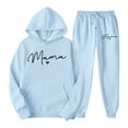 thumbnail image 1 of Women Sweatsuits Sets 2 Piece Hoodie Long Sleeve Pullover and Baggy Sweatpants Lounge Fall Sets Travel Sweatsuits for Women Set, 1 of 2