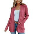 thumbnail image 1 of Womens Sweater Cardigans Casual Classic Knit Outerwear with Pockets, 1 of 2