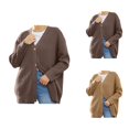 thumbnail image 1 of Womens Sweaters, Cardigan Sweaters for Women, Open Front Knitted Coat, Loose Oversized for Cozy Warmth, 1 of 4