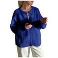 thumbnail image 1 of Womens Sweaters, Cardigan Sweaters for Women, Solid Color Long Sleeve Coat, Autumn Winter Street Fashion, 1 of 5