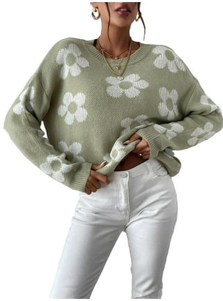 Womens floral sweaters shop