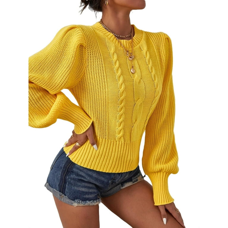 Ladies top sweaters walmart