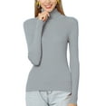 thumbnail image 1 of Womens Sweaters Pullover Long Sleeve Tops Slim Fit Turtleneck Knit Sweater Tops Alsol Lamesa(S-5XL), 1 of 6