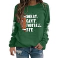 thumbnail image 1 of Womens Sweaters For Women Funny Football Mom Crewneck Sweatshirt Soft Breathable Print Top With Decorative Buttons Ideal Gift For Mother's Day M Fall Sweaters For Women, 1 of 5