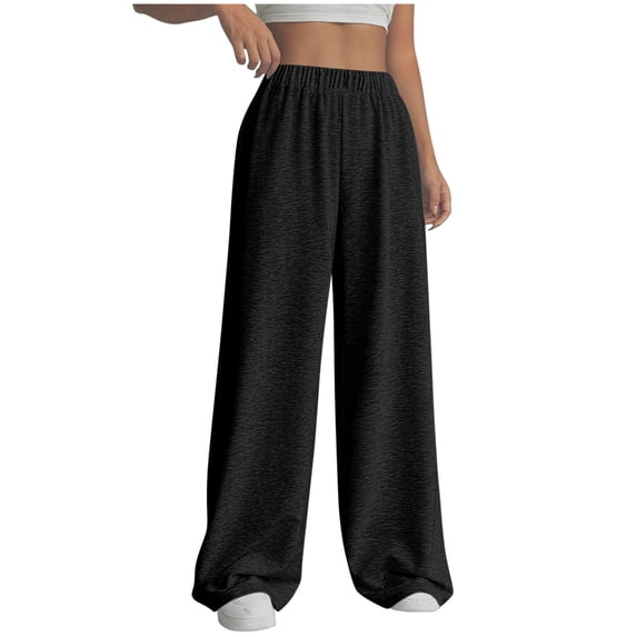 Annhoo Womens Sweatpant Comfortable High Waist Straight Leg Loose Pants Spring Summer Athletic Clothes