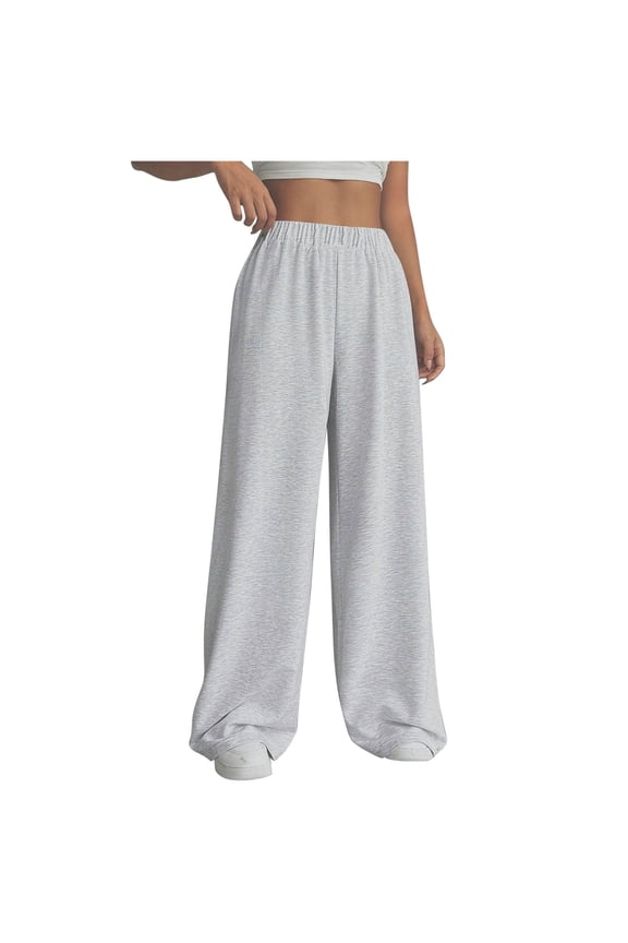 Womens Sweatpant Comfortable High Waist Straight Leg Loose Pants Spring Summer Athletic Clothes