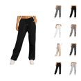 thumbnail image 1 of Womens Sweatpants 2026 Fall Winter Fashion Elastic High Waist Drawstring Loose Wide Leg Casual Yoga Pants with Pockets, 1 of 9