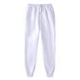 thumbnail image 1 of Womens Sweatpants Comfy Stretch Waistband Pants Elastic Bottom Straight Leg Sweatpants with Pockets for Women Daily Outfits, 1 of 7