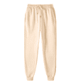 thumbnail image 1 of Womens Sweatpants Comfy Stretch Waistband Pants Elastic Bottom Straight Leg Sweatpants with Pockets for Women Daily Outfits, 1 of 6