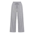 thumbnail image 1 of Womens Sweatpants Fleece Lined with Pocekts Baggy Soft Casual Elastic Waist Drawstring Wide Leg Pants Gray 3XL, 1 of 6