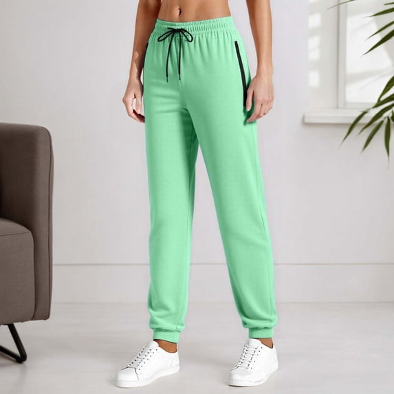 Womens Sweatpants Joggers High Waisted Comfy Athletic Joggers Cinched Leg Sweat Pants Drawstring with Pockets Casual Pants for Women
