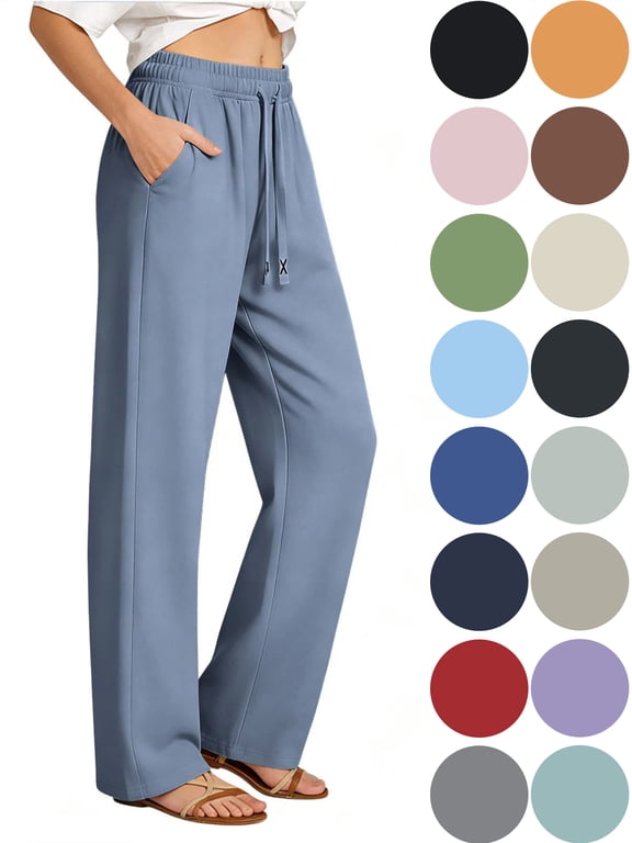 Womens Sweatpants Sport Casual Pants Loose Breathable Straight Leg Quick Dry Long Pants For Gym Or Outdoor Activities With Moisture Wicking Workout Leggings For Women