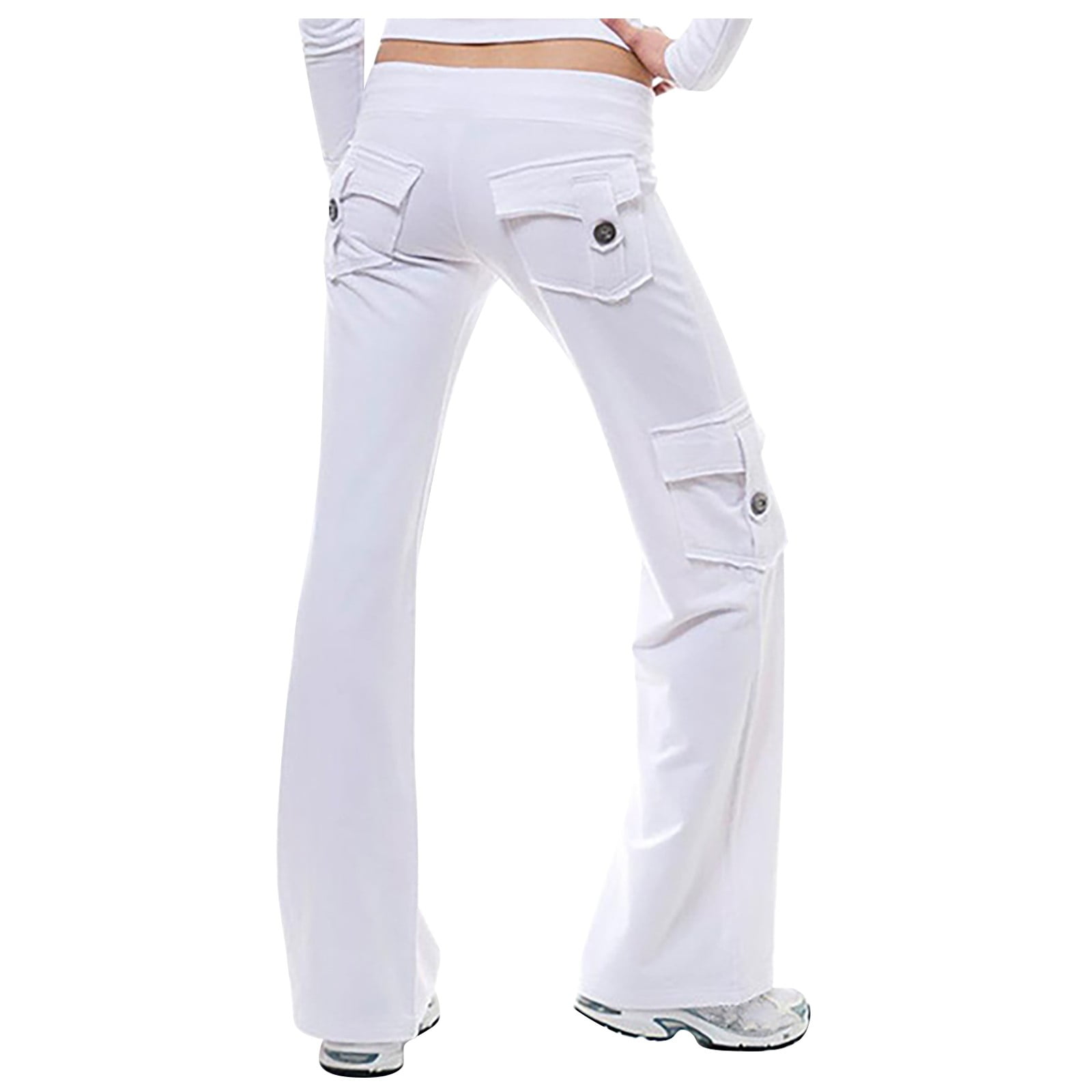 Womens Sweatpants Tall Women Elastic Waist Casual Cargo Pants Joggers