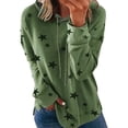 thumbnail image 1 of Womens Sweatshirt Crew Neck Star Graphic Pullover Tops 2025 Fall Casual Long sleeve Oversized Sweatshirt, Limited Time Offer Under 10 Dollars, 1 of 5
