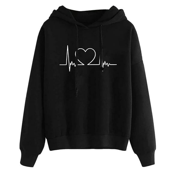 Womens Sweatshirt Fall Cap Cold Shoulder (Black,M)