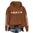 thumbnail image 1 of Womens Sweatshirt Half Zip Pullover Loose Fit Cozy Fleece Sweater for Work Casual Daily, 1 of 6