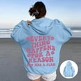 thumbnail image 1 of Womens Sweatshirt Hoodies Long Sleeve Hoodie Lightweight Pullover for Women Oversized Sweatshirt for Women Blue Womens Jacket Fall Tops Casual Clothes, 1 of 5