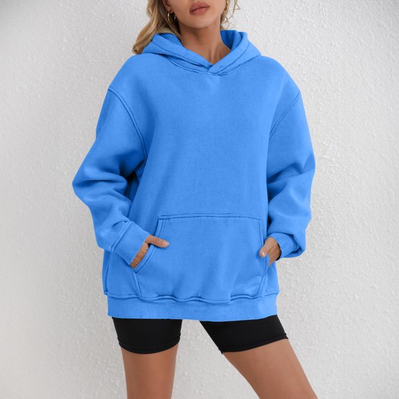 Womens Sweatshirt Hoodies Long Sleeve Hoodie Pullover Hoodie Cozy Sweatshirts for Women Hoodies Woman Women Winter Tops