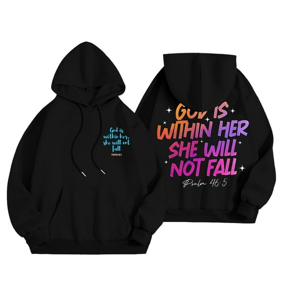 Womens Sweatshirt Hoodies Long Sleeve Hoodie Pullover Sweatshirts for Women Baggy Hoodies Black Sweatshirt for Women Fall Clothing Women Clothes