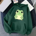 thumbnail image 1 of Womens Sweatshirt Hoodies Long Sleeve Pullover Hoodie Cute HoodiesArmy Green Hooded Sweatshirt Womens Fall Outfits Teen Clothing, 1 of 3