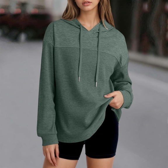 Womens Sweatshirt Hoodies Long Sleeve Pullover Sweatshirts Cozy Sweatshirts for Women Hoodies Woman Fall Tops