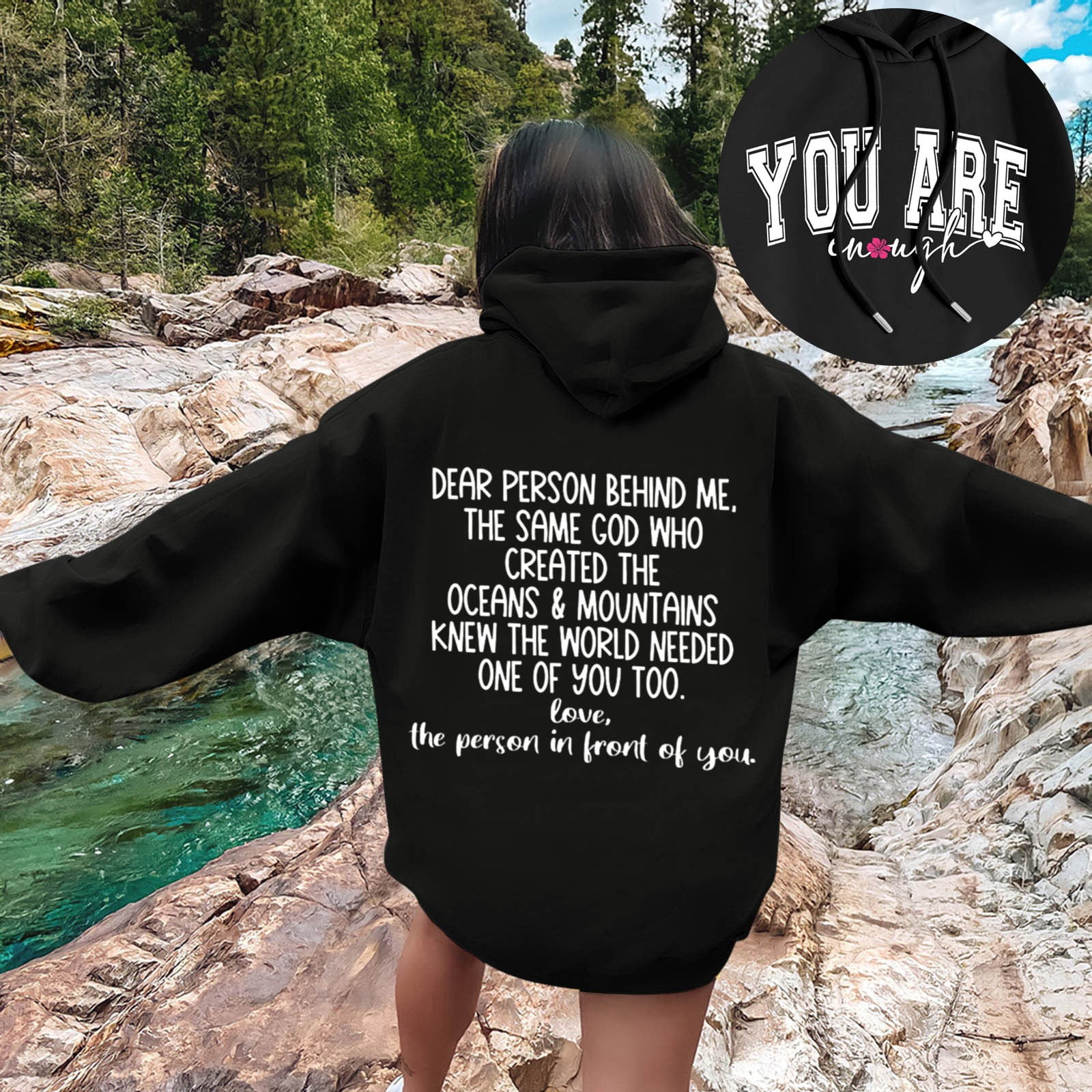 POIUIYQA Women Long Sleeve Oversized Pullover Solid Color Y2K