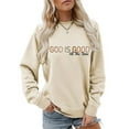 thumbnail image 1 of Womens Sweatshirt Loose Fit Crewneck Pullover Long Sleeve Tops for Fall Winter Comfort Casual Daily Wear Fall Outfits, 1 of 6