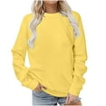 thumbnail image 1 of Womens Sweatshirt Sevevn Womens Crewneck Long Raglan Sleeve Sweatshirt Relaxed Fit Pullover Tops, 1 of 5