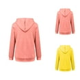 thumbnail image 1 of Womens Sweatshirt Women's Solid Color Sweatshirt Women's Cat Print Hoodie Pullover Sweatshirt With Design Casual Long Sleeve Tops, 1 of 5