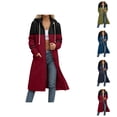 thumbnail image 1 of Womens Sweatshirt Women's Solid Sweatshirt Women's Zip Up Hoodie Long Sleeve Loose Fit Pullover Sweatshirt Casual Winter Fall Outerwear Cozy Soft Comfortable, 1 of 5