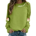 thumbnail image 1 of Womens Sweatshirts Christmas Print Streetwear Crewneck Long Sleeve Pullover Tops, 1 of 5