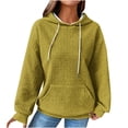 thumbnail image 1 of SHE IS Womens Sweatshirts Plus Size Womens Hoodies Pullover Pullover Sweatshirts for Women Half Zip White Pullover Tops for Women My Orders Placed, 1 of 3