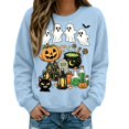 thumbnail image 1 of Womens Sweatshirts Halloween Ghost Sweatshirts Trendy Sweaters Oversized Sweater Casual Sweaters Cute Sweaters Work Sweaters Cute Halloween Outfits Womens Track Suits Comfy Clothes, 1 of 4