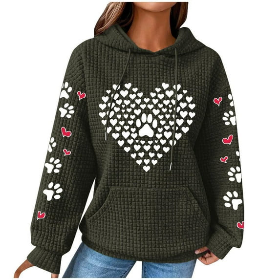 Womens Sweatshirts and Hoodies Christmas Sweatshirt Clearance Womens Long Sleeve Shirt Vintage Crewneck Sweatshirt Fashionable Women's Printed Pullover Round Neck Top