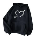 thumbnail image 1 of Womens Sweatshirts Zip Up Business Casual Tops for Women Winter Hoodie Sweatshirt Pullover Tops Long Sleeve Sweatshirt, 1 of 4