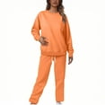 thumbnail image 1 of Womens Sweatsuits 2 Piece Lounge Matching Outfits Sweat Sets Tracksuit Travel Crewneck Sweatshirts Fall Fashion Clothes 2025, 1 of 6